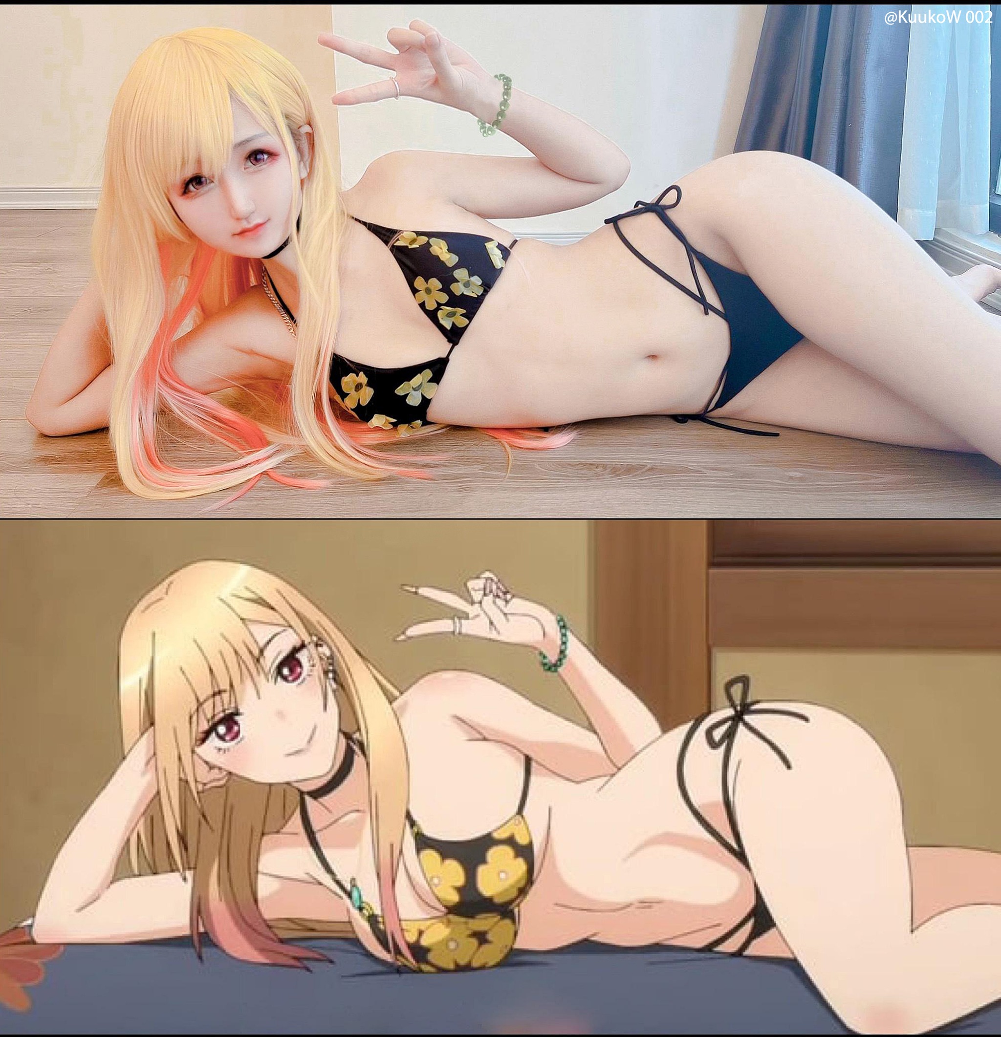 图片[1]-Kuuko W – NO.114 Marin Selfie[18P]-XikXak